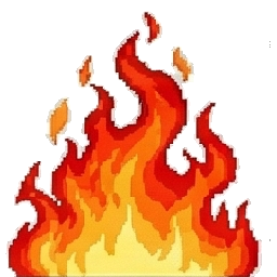 Flammes sur le château